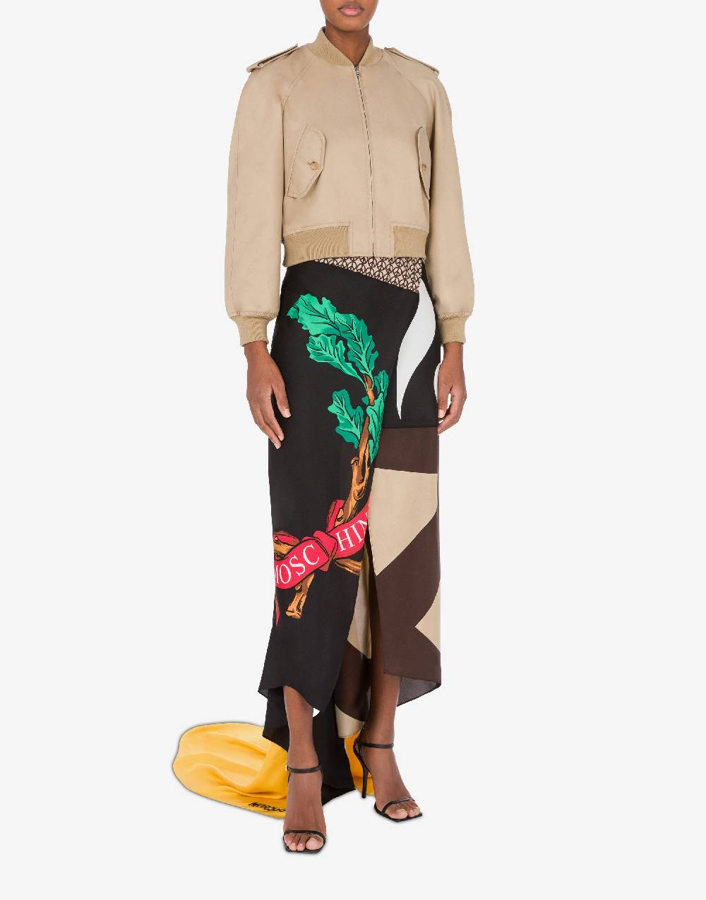 Love Moschino Bomber in gabardina 100% Shrunk Moda