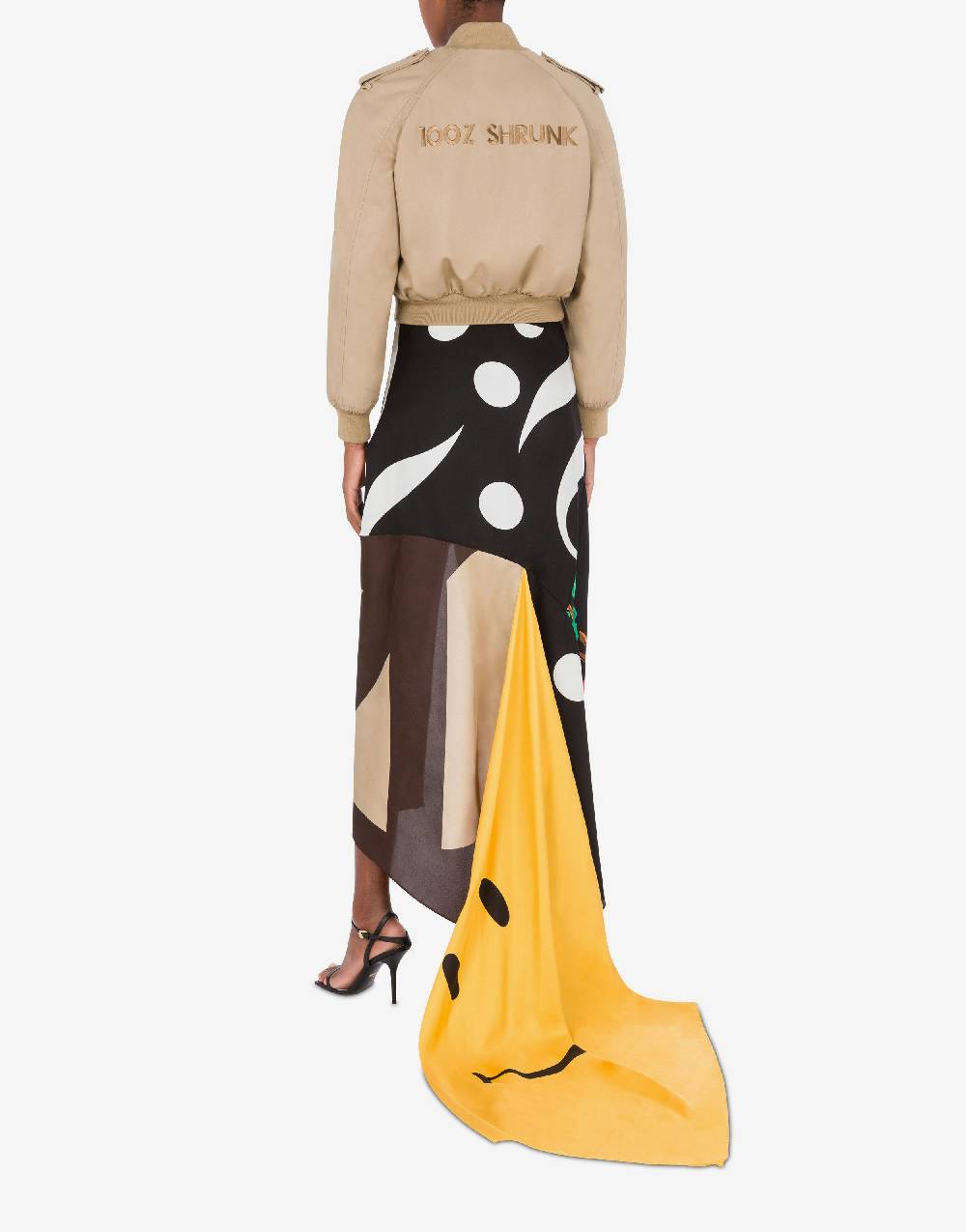 Love Moschino Bomber in gabardina 100% Shrunk Moda
