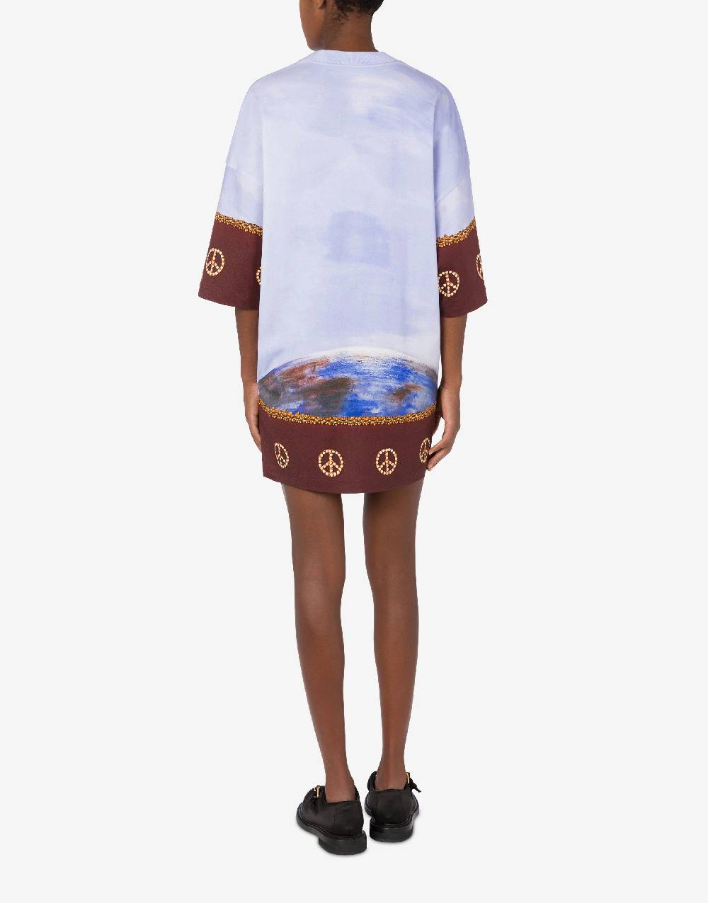 Love Moschino Abito in interlock di cotone Volemosebbene Soddisfazione Garantita