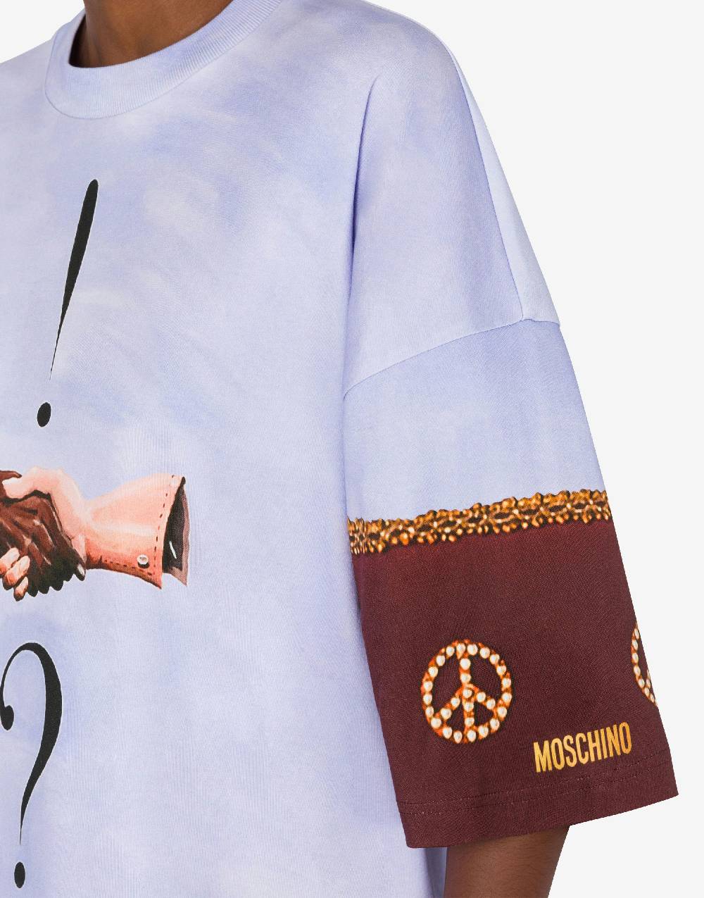 Love Moschino Abito in interlock di cotone Volemosebbene Soddisfazione Garantita