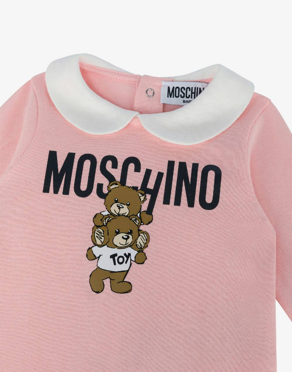 Love Moschino Tutina in felpa Teddy Logo Sconto