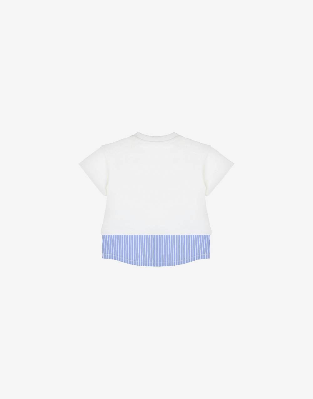 Love Moschino T-shirt in jersey Upside Down Logo Outlet