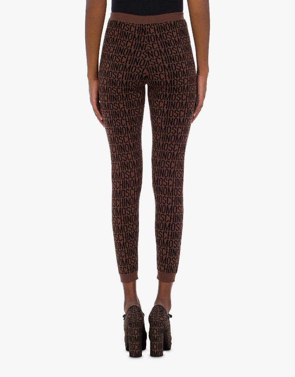 Love Moschino Leggings in lana Allover Logo 2025