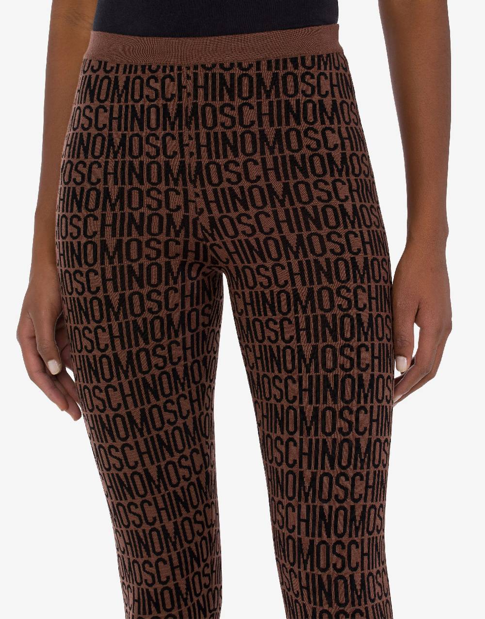 Love Moschino Leggings in lana Allover Logo 2025