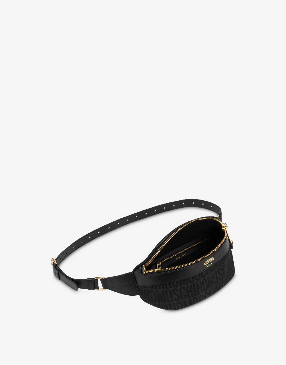 Love Moschino Marsupio in nylon Allover Logo Nuovo