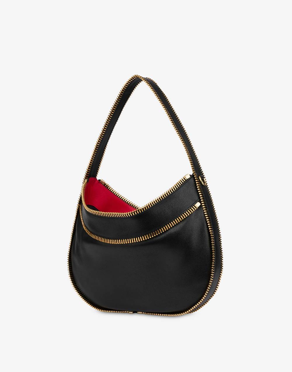 Love Moschino Moschino Rider hobo bag in vitello Sconto