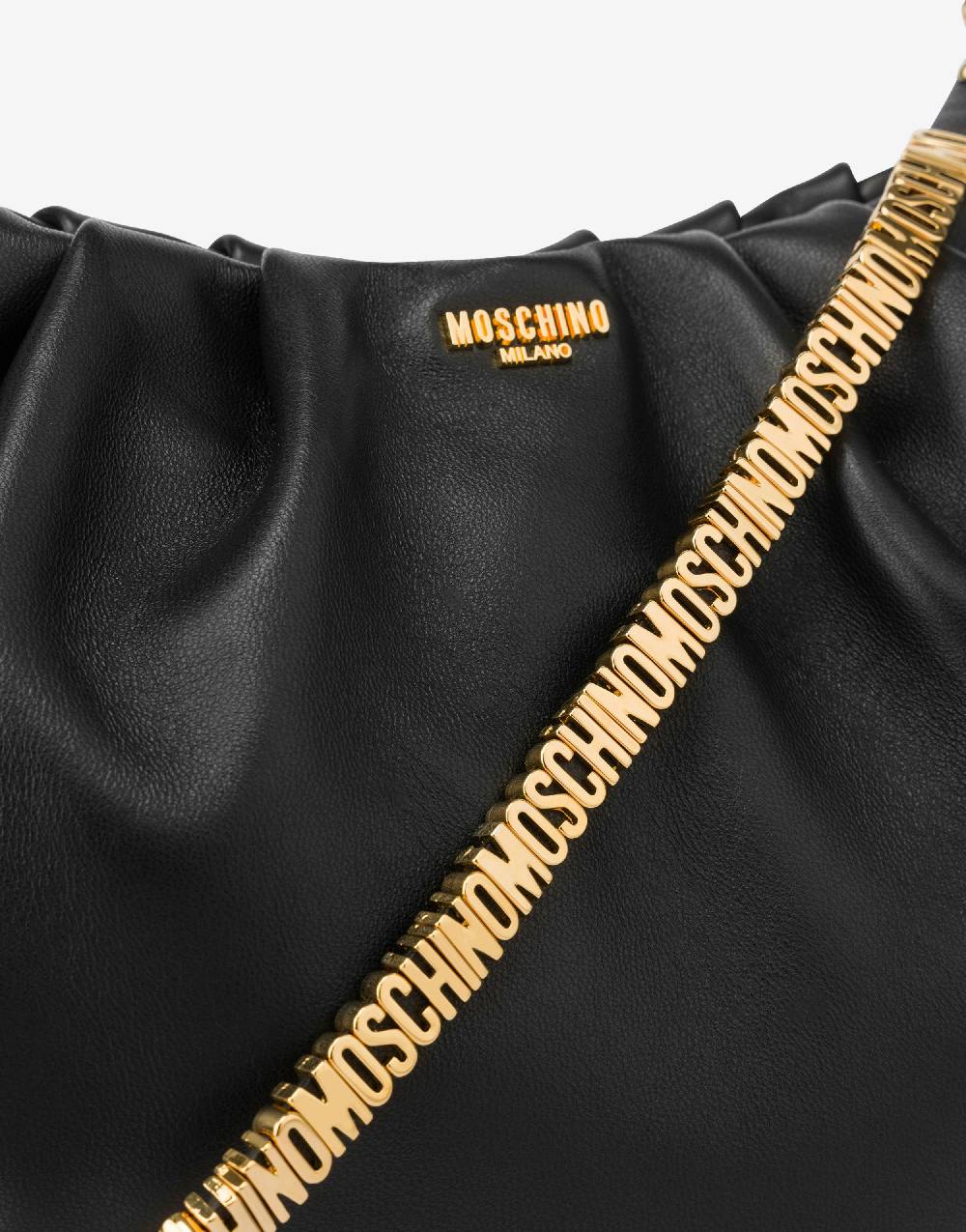 Love Moschino Hobo bag in nappa Mini Lettering In Vendita