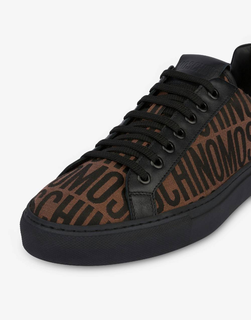 Love Moschino Sneakers in nylon Allover Logo Italy