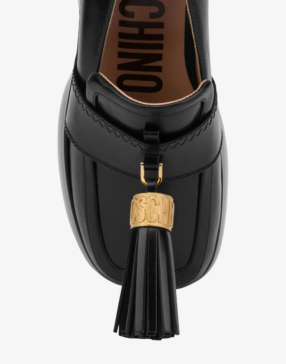 Love Moschino Mocassini in vitello Metal Tassel Fino Al -60%