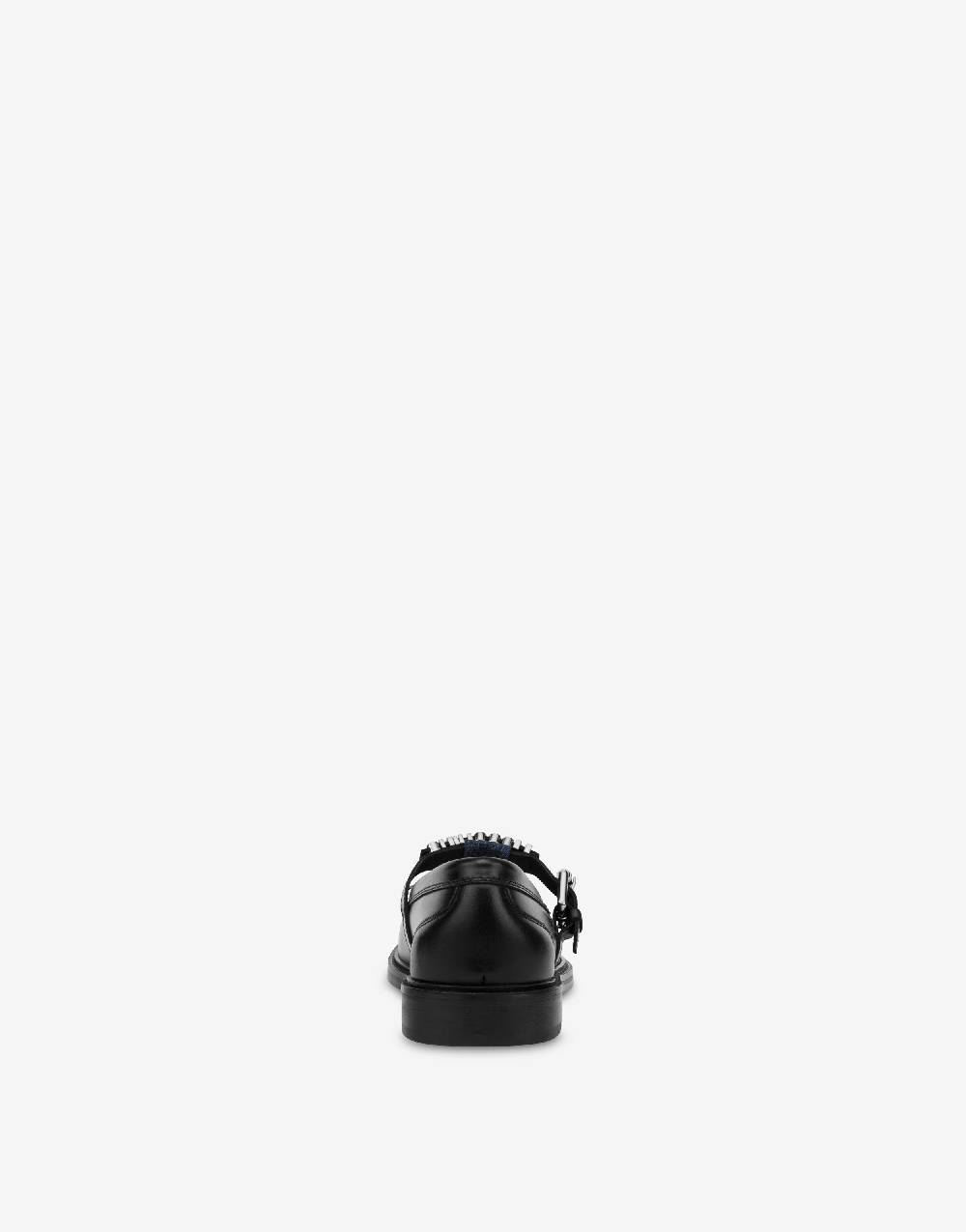 Love Moschino Mocassini in vitello e denim College Shopping Online