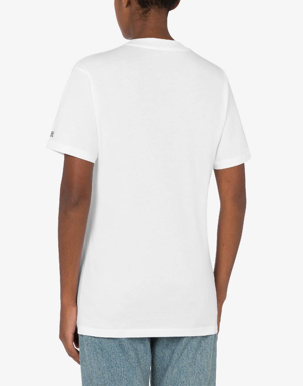 Love Moschino T-shirt in jersey organico Love Pezzi Unici