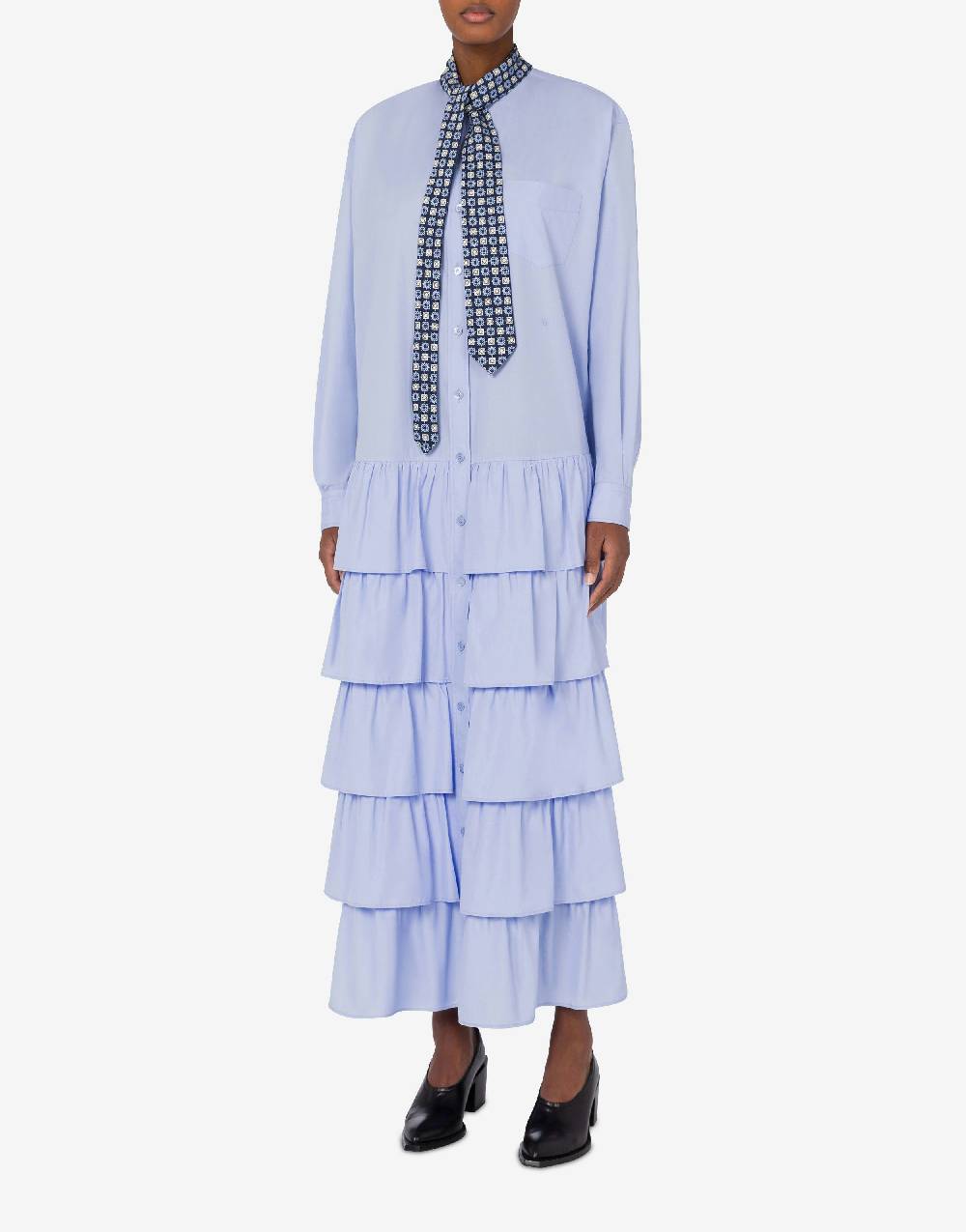 Love Moschino Abito in popeline di cotone Tie Hotsell
