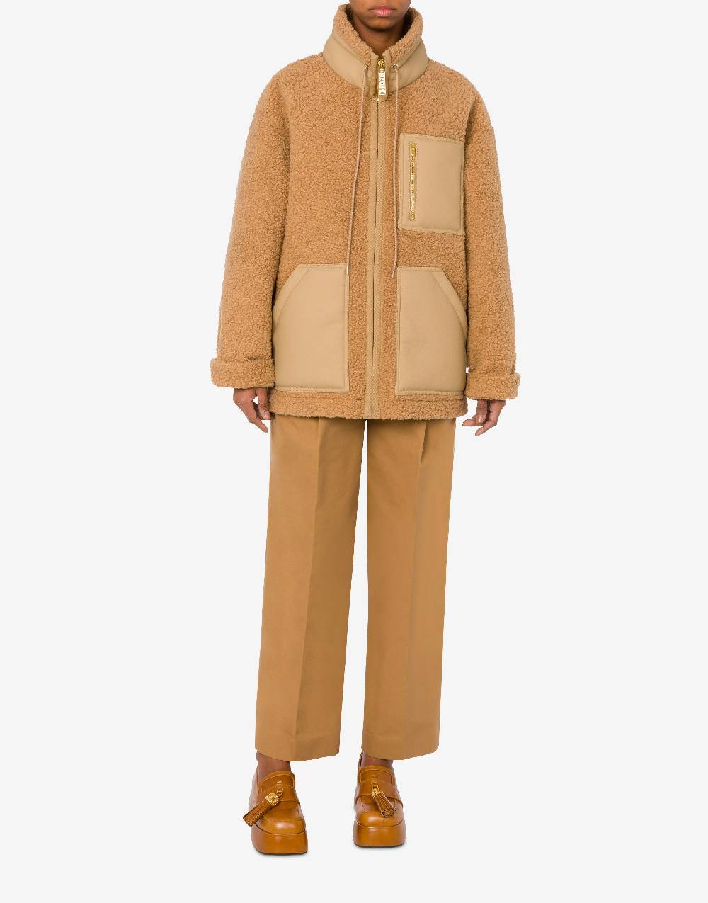 Love Moschino Giacca in tessuto soft con zip I Più Venduti