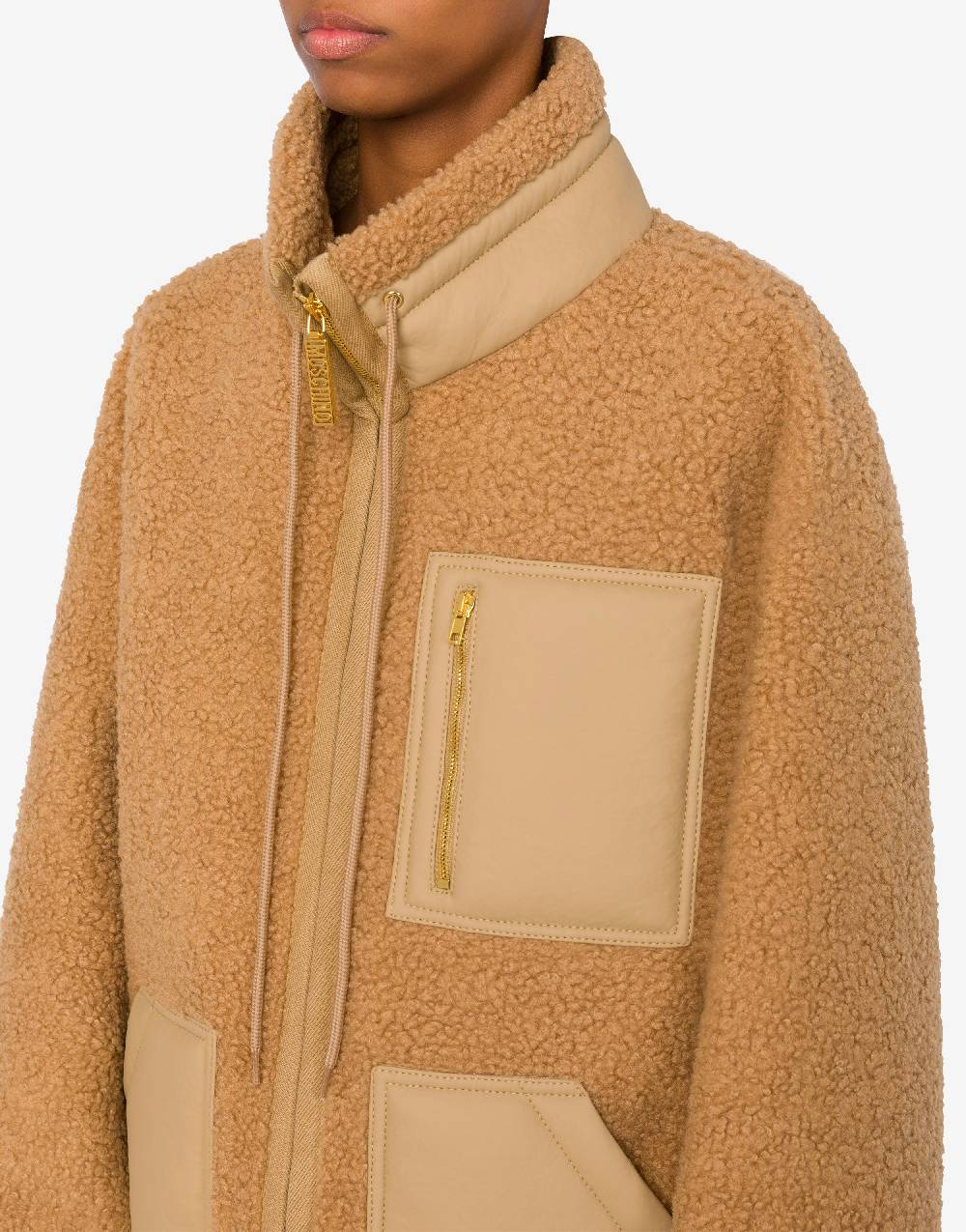Love Moschino Giacca in tessuto soft con zip I Più Venduti