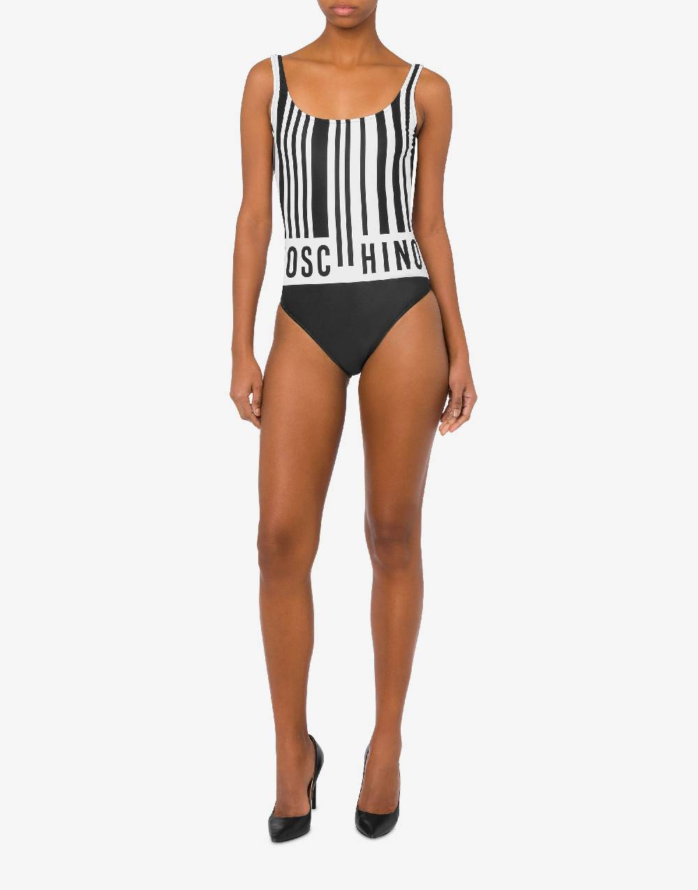 Love Moschino Costume intero con stampa Barcode Affare Del Giorno