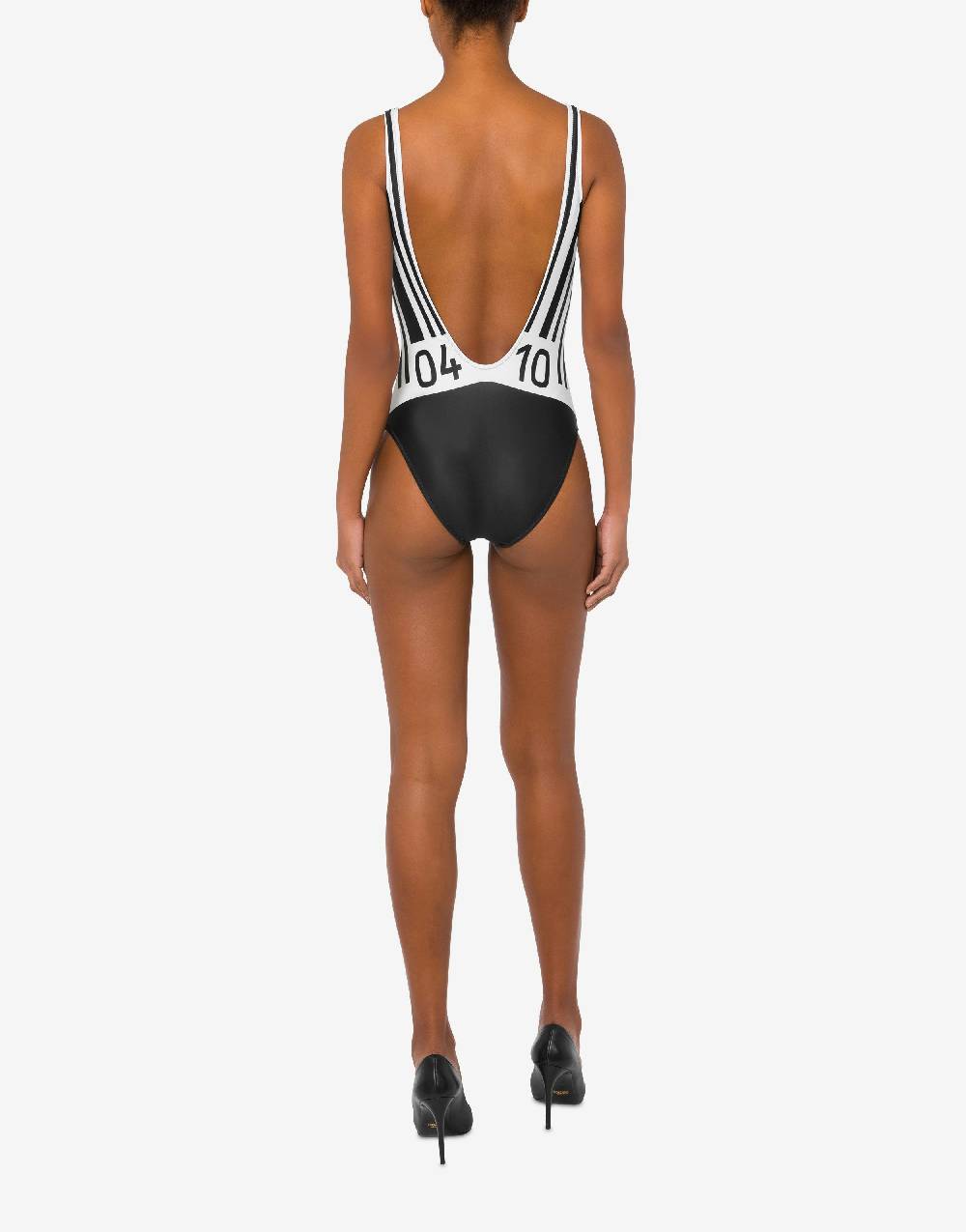 Love Moschino Costume intero con stampa Barcode Affare Del Giorno
