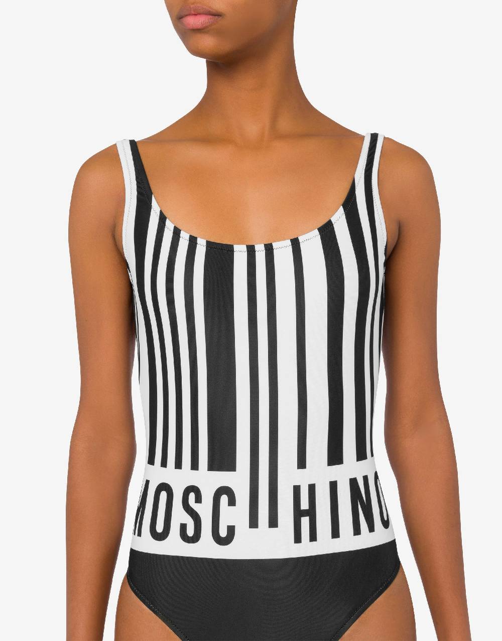 Love Moschino Costume intero con stampa Barcode Affare Del Giorno