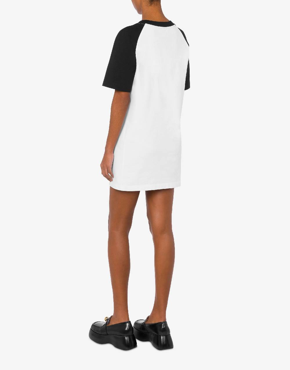Love Moschino Abito in interlock Barcode Saldi Di Fabbrica