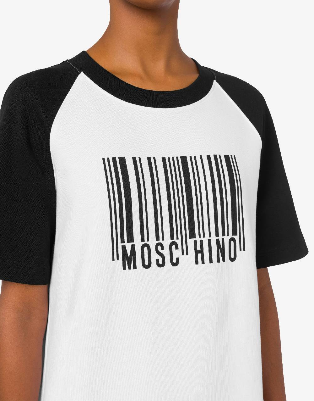 Love Moschino Abito in interlock Barcode Saldi Di Fabbrica