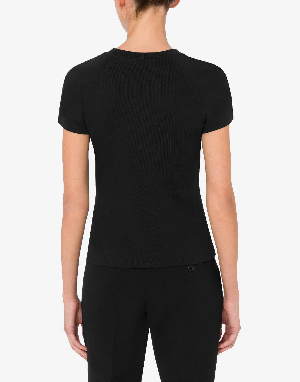 Love Moschino T-shirt Red Heart In Saldo
