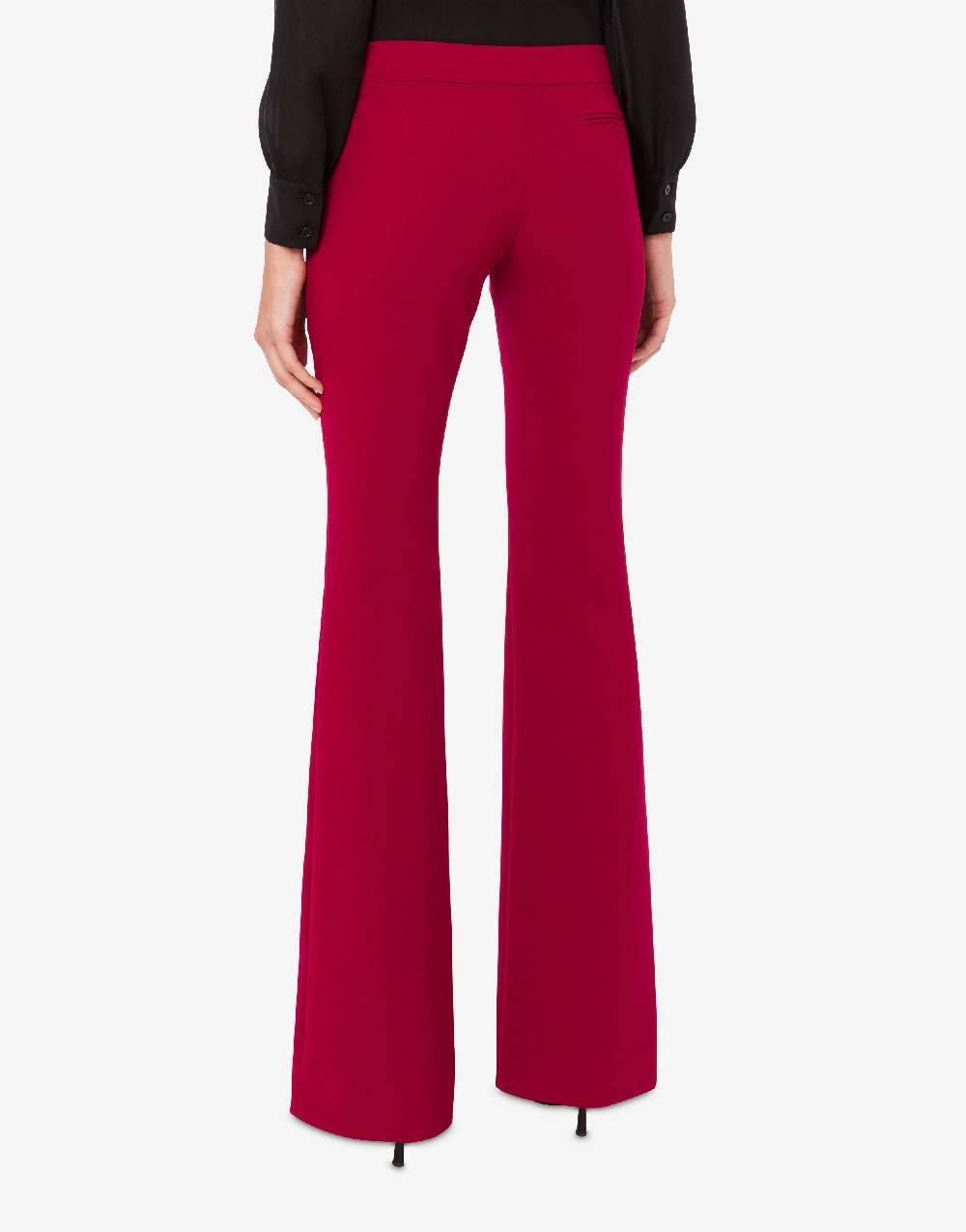 Love Moschino Pantalone flare in crêpe Pezzi Unici