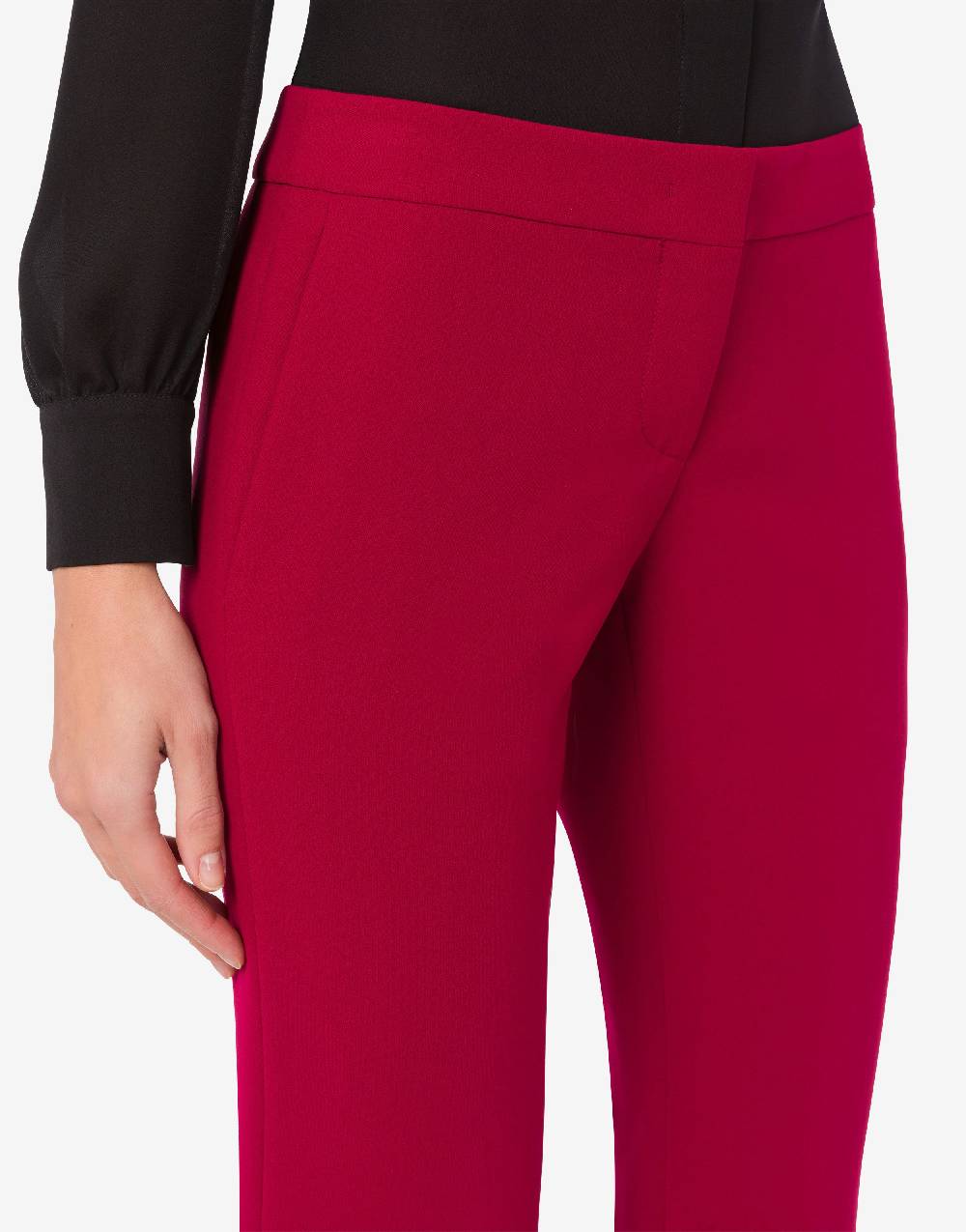 Love Moschino Pantalone flare in crêpe Pezzi Unici