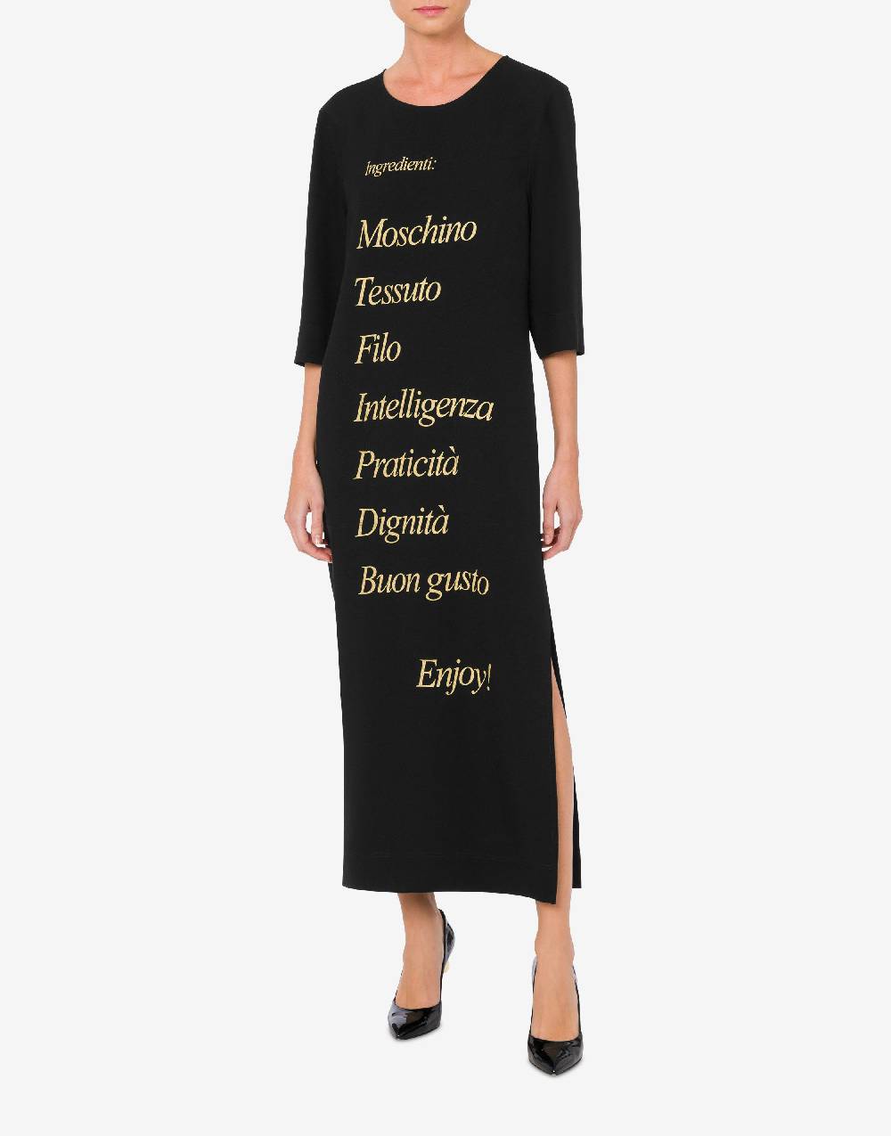 Love Moschino Abito lungo Archive Capsule Consegna Veloce