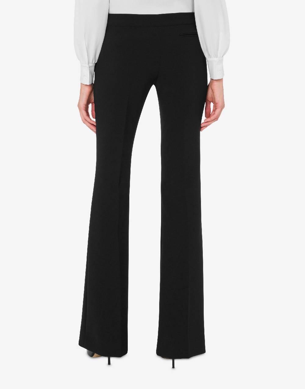 Love Moschino Pantalone flare in crêpe Offerta