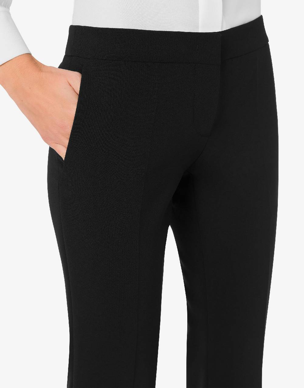Love Moschino Pantalone flare in crêpe Offerta