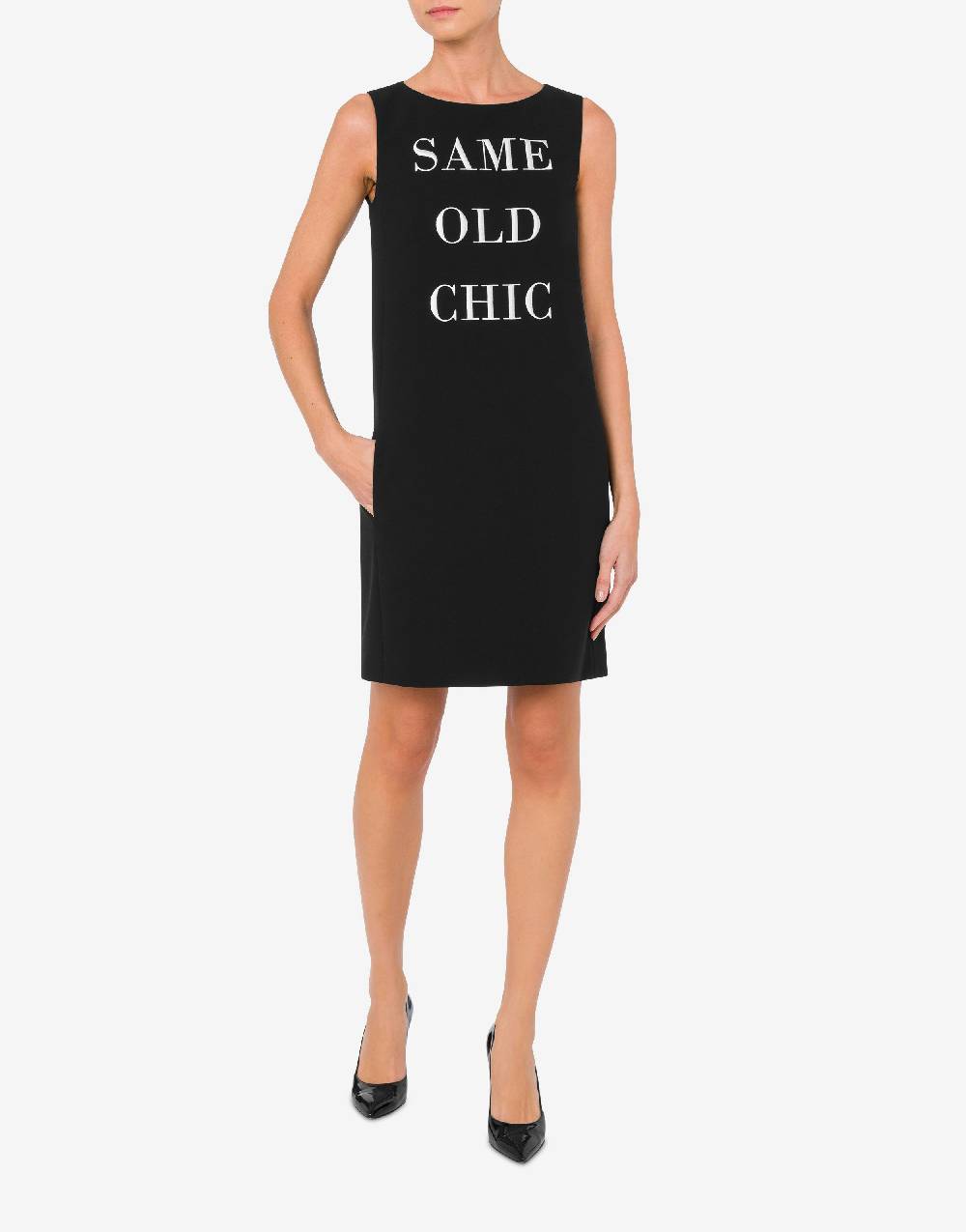 Love Moschino Abito con ricamo Same Old Chic Economico