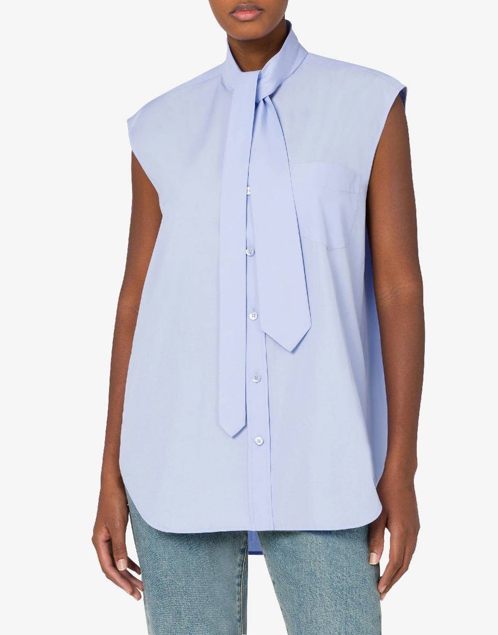 Love Moschino Camicia senza maniche Tie Outlet
