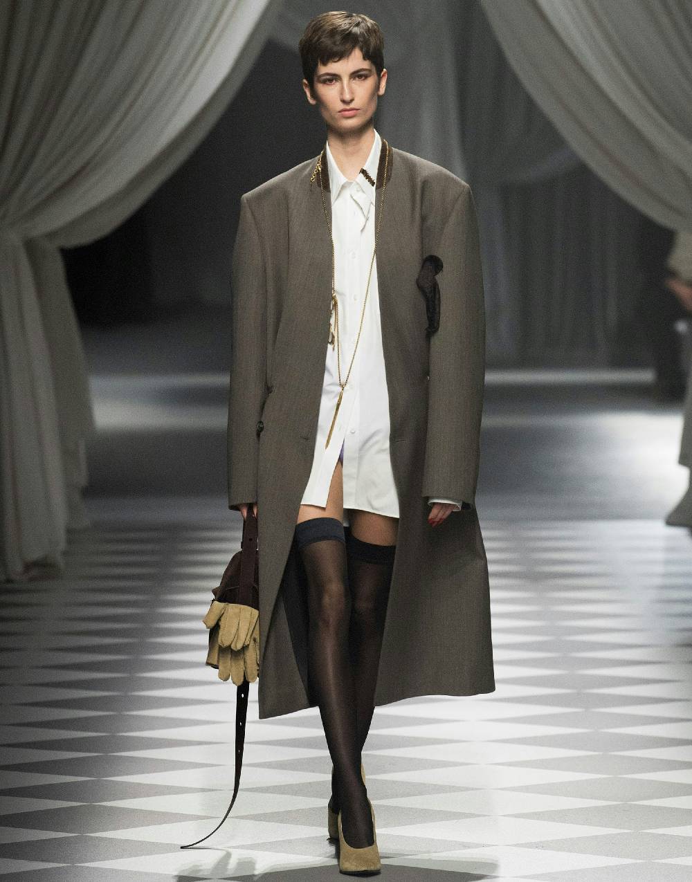 Love Moschino Cappotto in tela di lana 2025