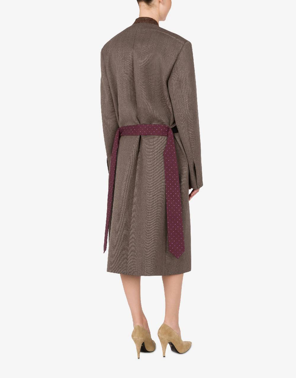 Love Moschino Cappotto in tela di lana 2025