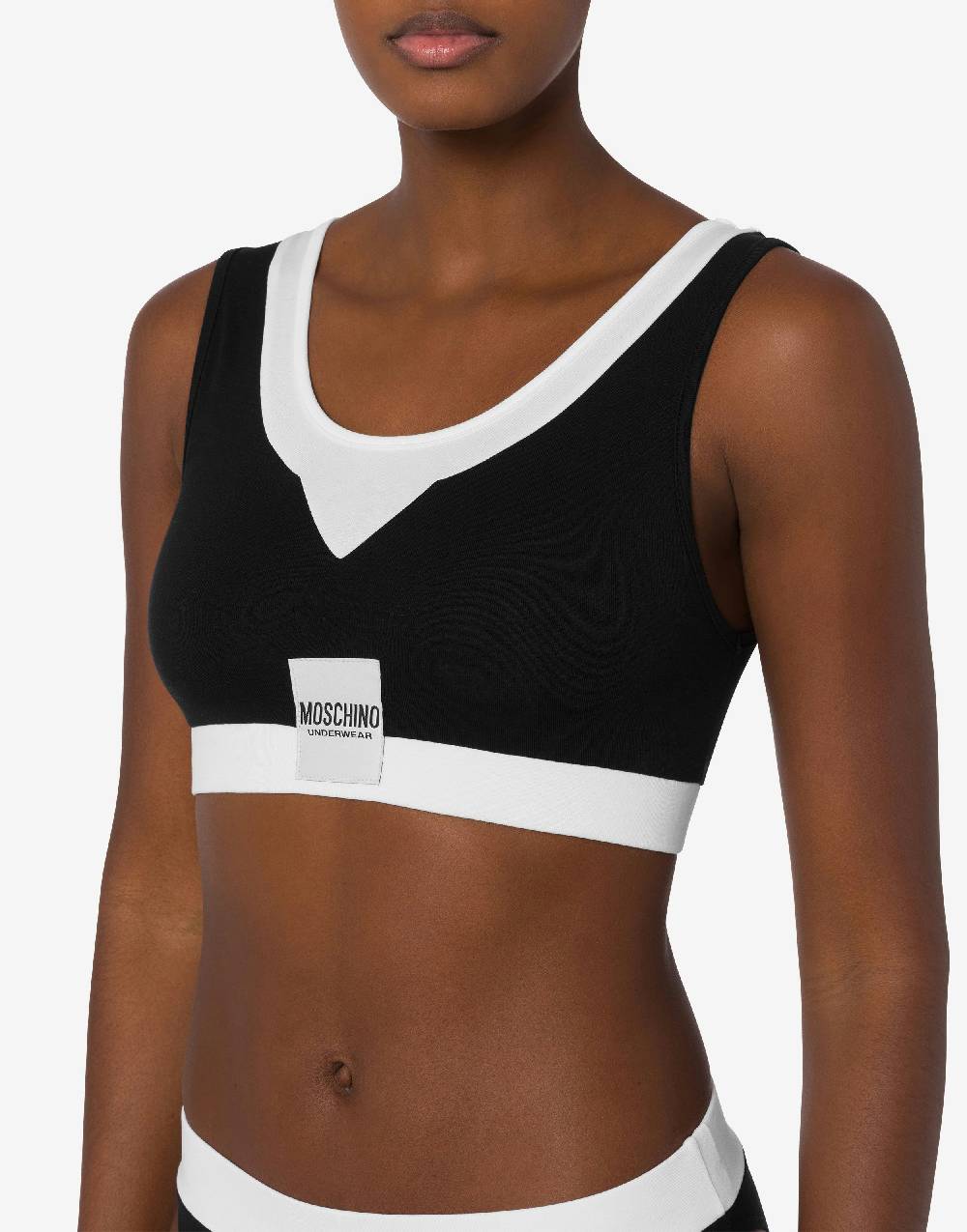 Love Moschino Top underwear in comfort jersey Consegna Veloce
