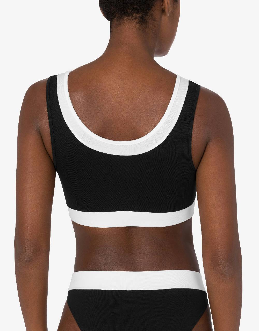 Love Moschino Top underwear in comfort jersey Consegna Veloce