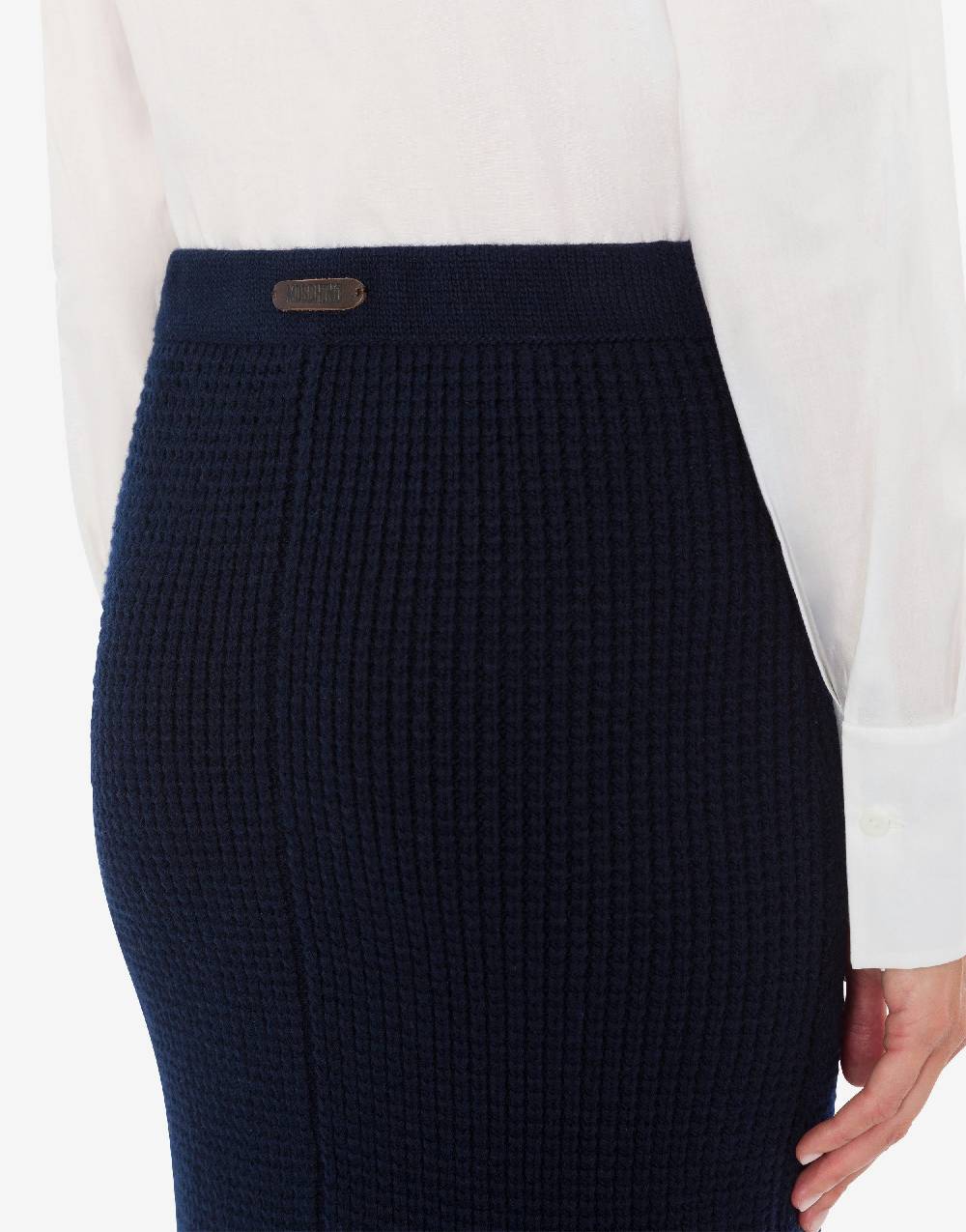 Love Moschino Gonna in lambswool superfine In Vendita