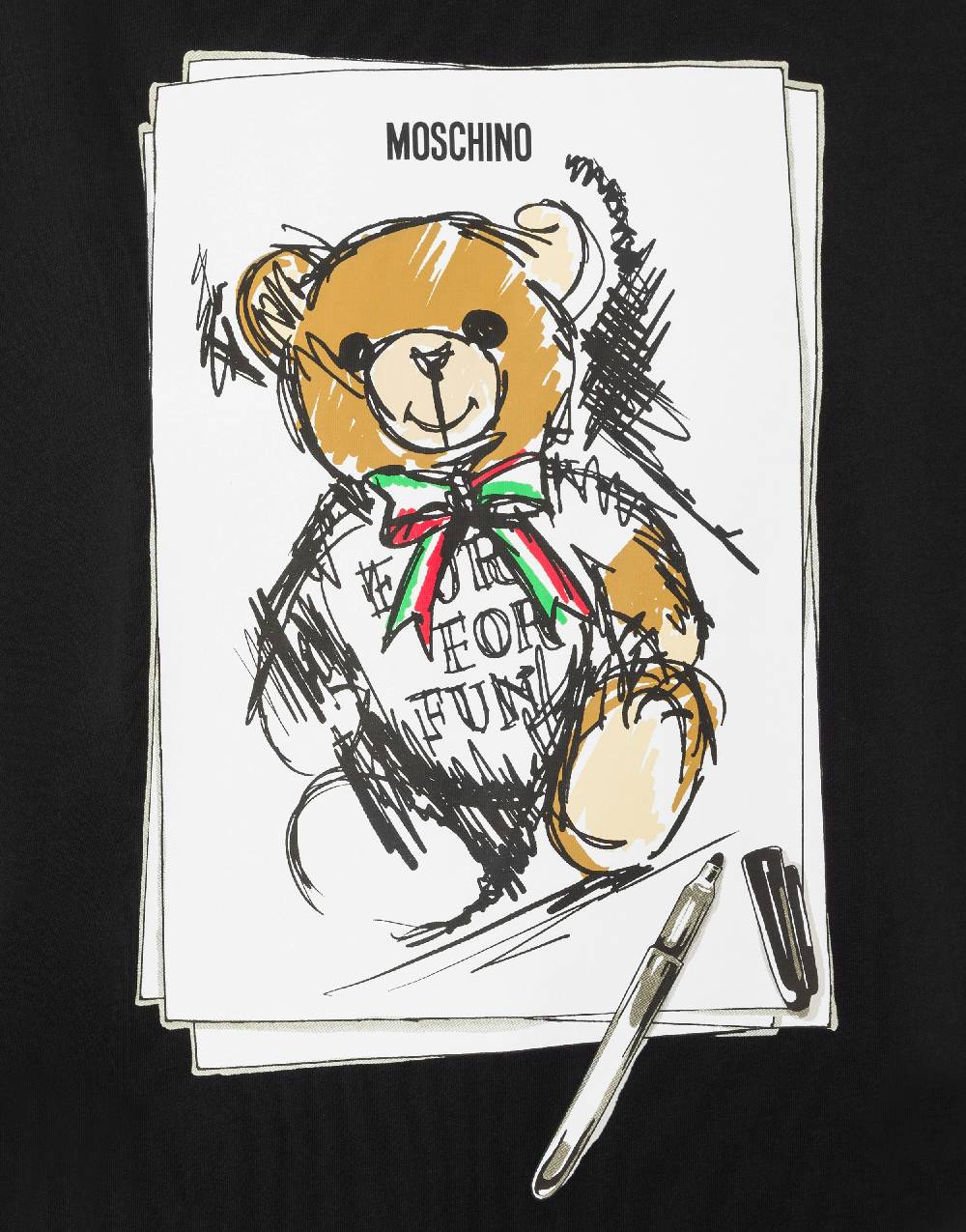 Love Moschino T-shirt oversize Moschino Teddy Bear Vendita Economica