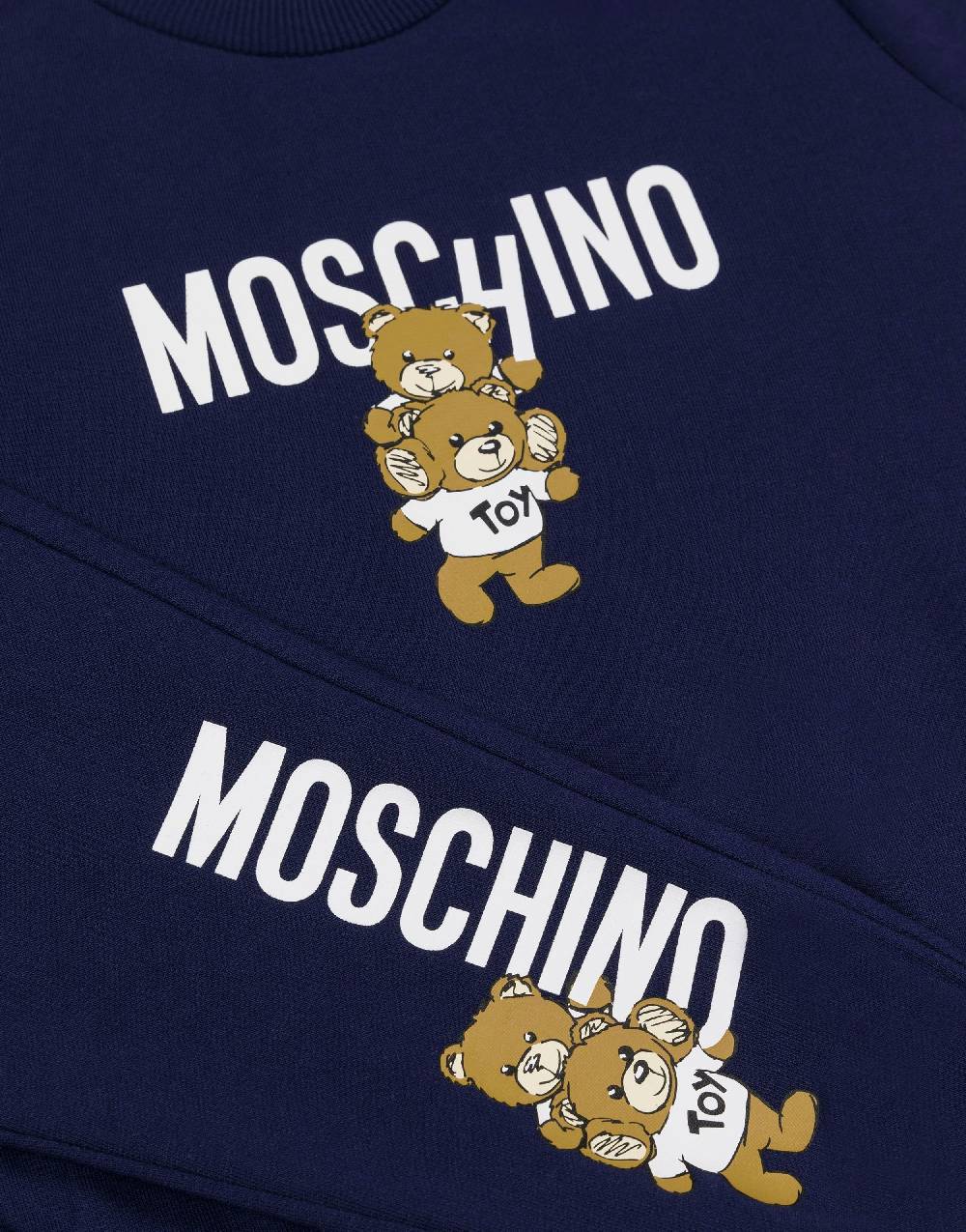 Love Moschino Completo tuta in felpa Teddy Logo Latest fashion