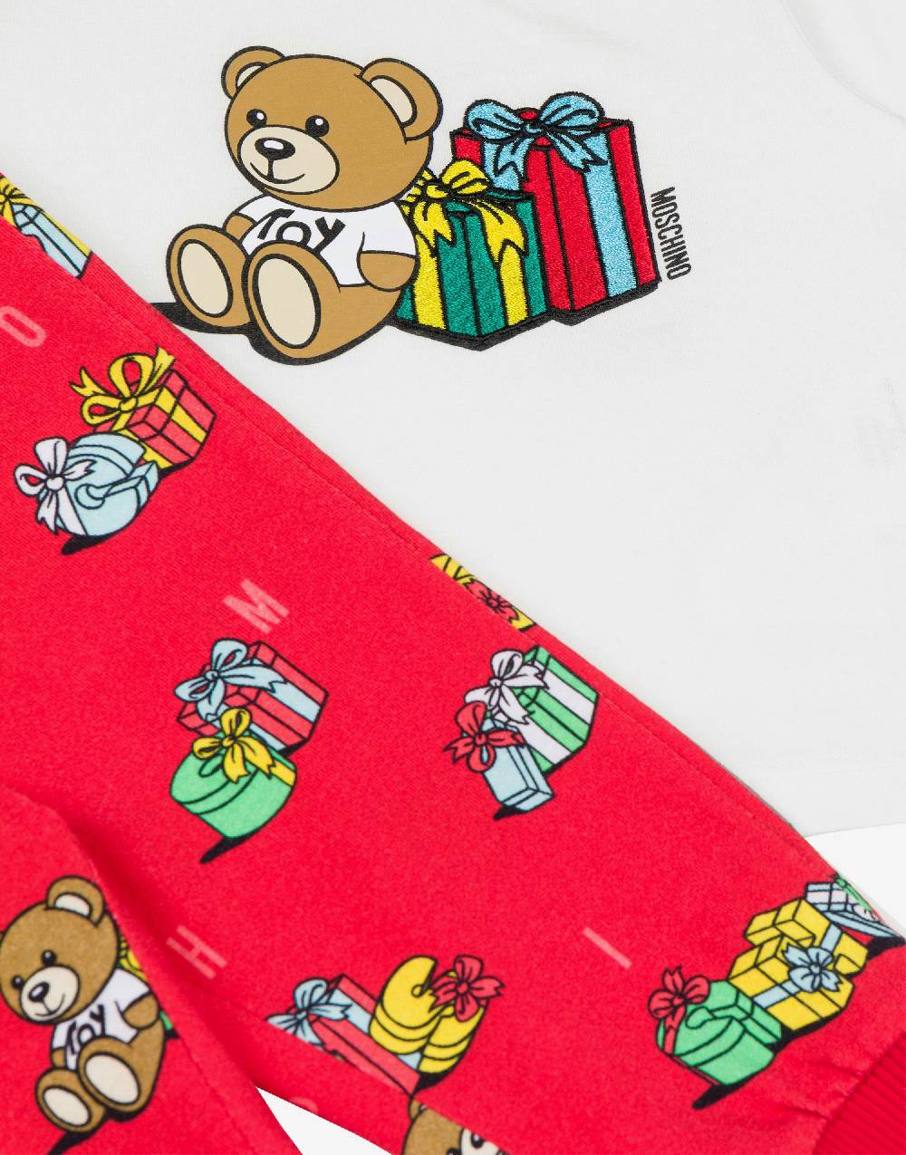 Love Moschino Completo t-shirt e leggings Teddy Holiday 2025