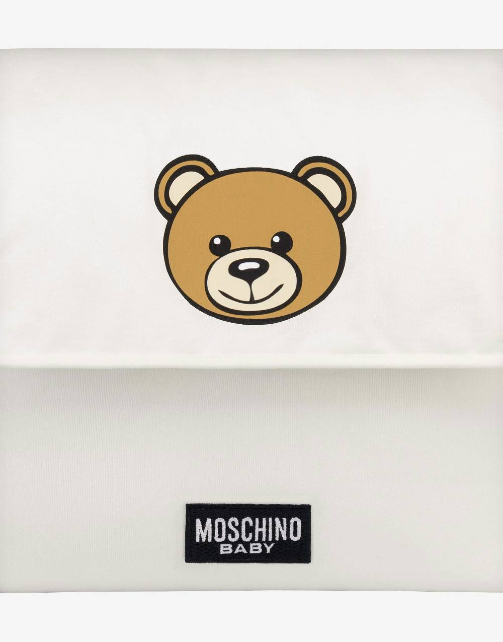 Love Moschino Borsa mamma in felpa con patch Italy