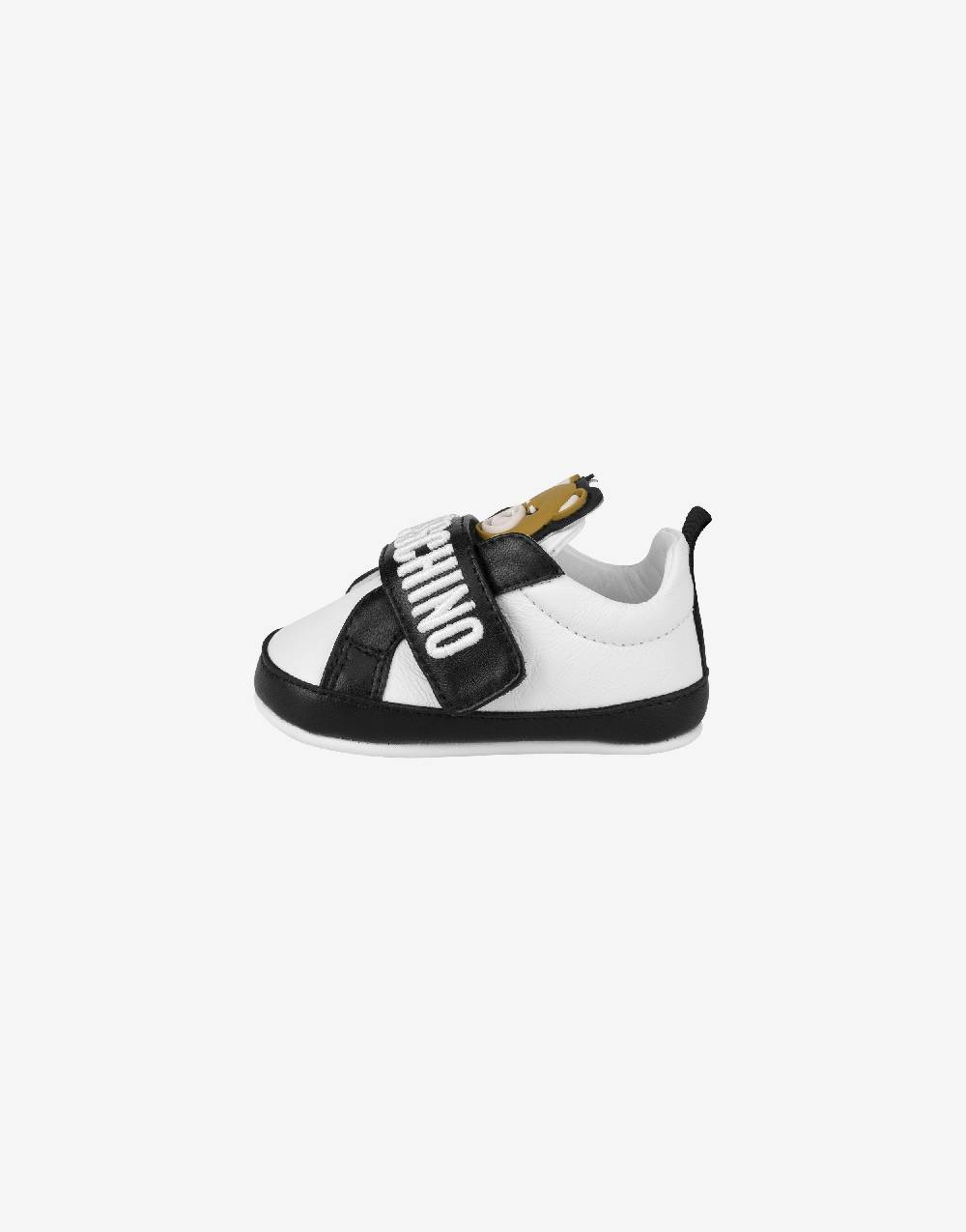Love Moschino Sneakers in nappa Teddy Patch Qualità Garantita