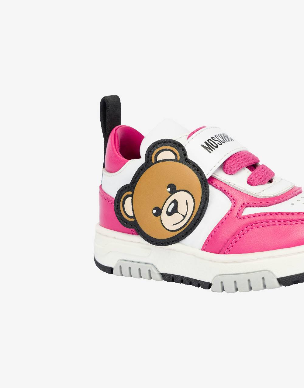 Love Moschino Sneakers in vitello Teddy Patch Prezzo Ridotto
