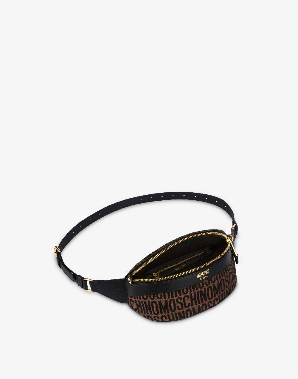 Love Moschino Marsupio in nylon Allover Logo Grande vendita