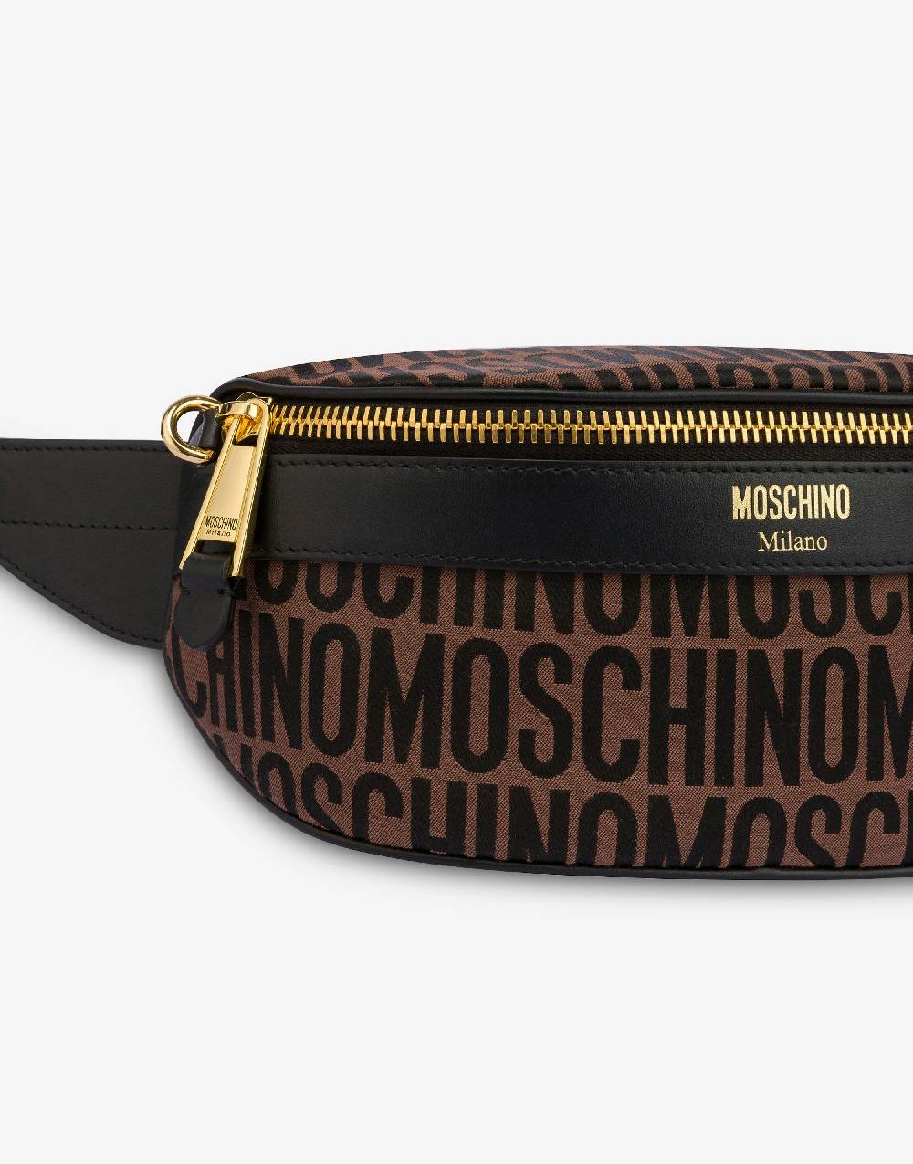 Love Moschino Marsupio in nylon Allover Logo Grande vendita