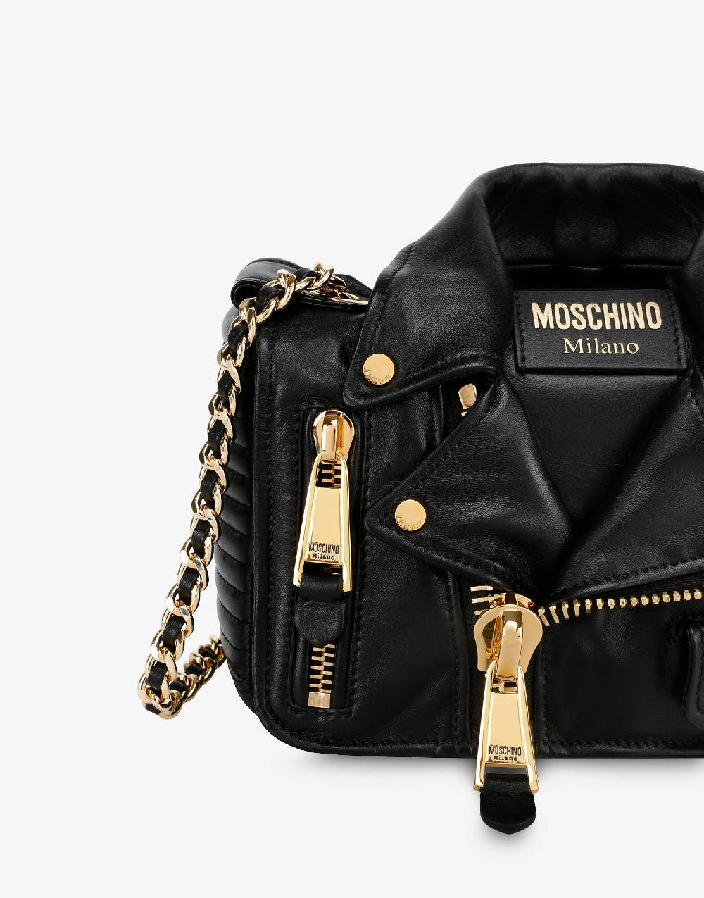 Love Moschino Biker Bag in nappa Prezzo Ridotto