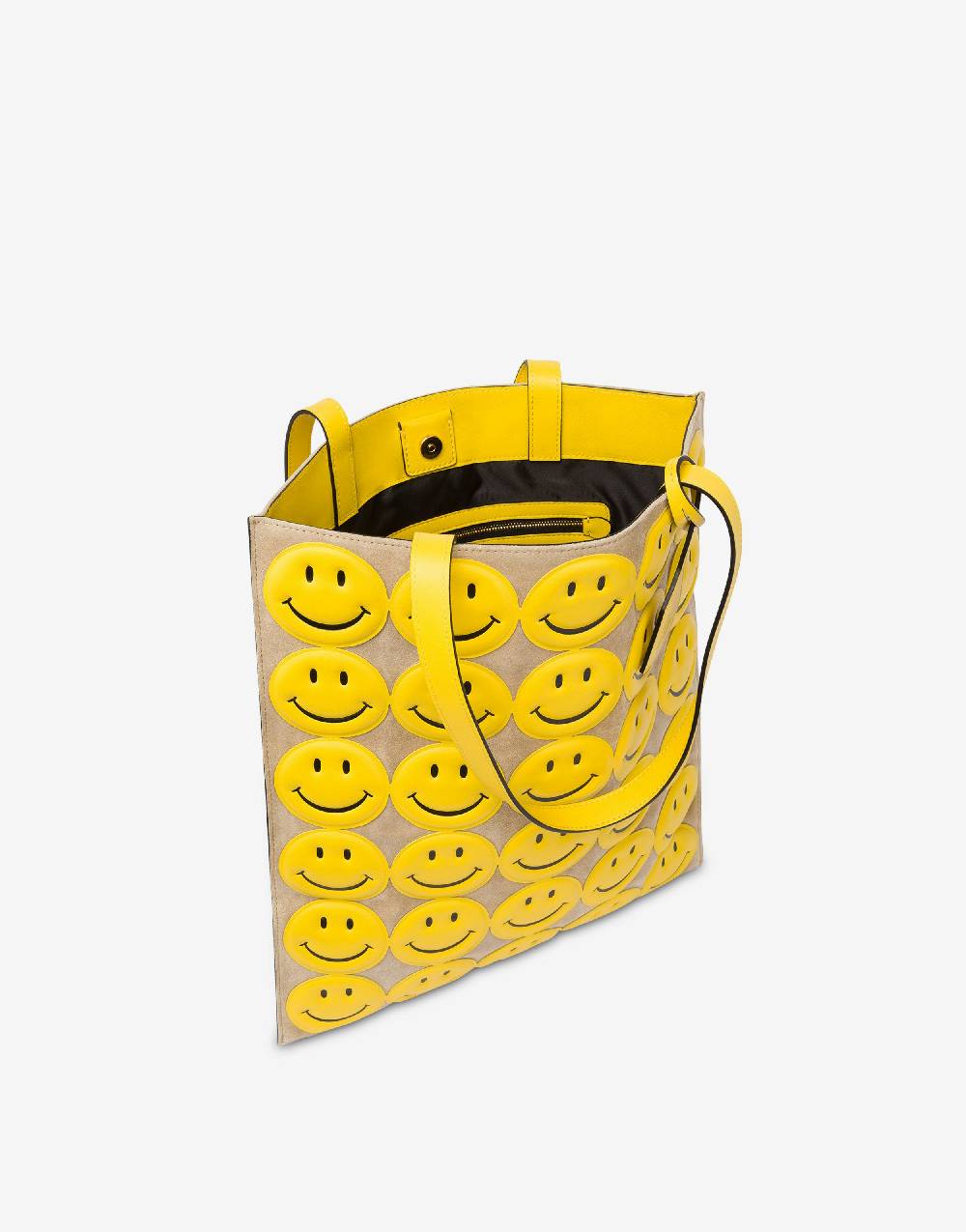 Love Moschino Shopper in crosta Allover Smiley® Italia
