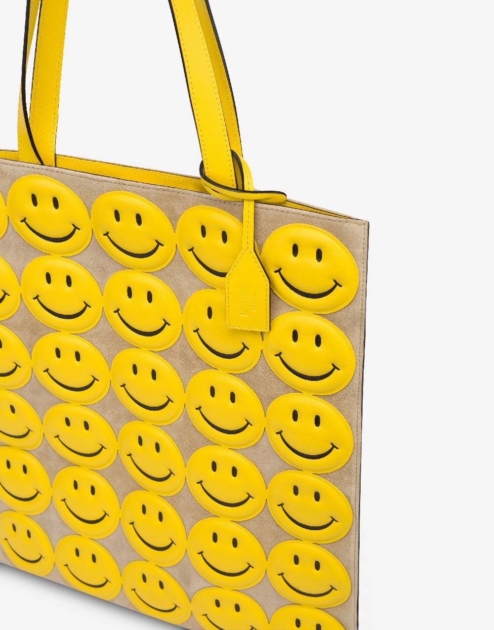 Love Moschino Shopper in crosta Allover Smiley® Italia