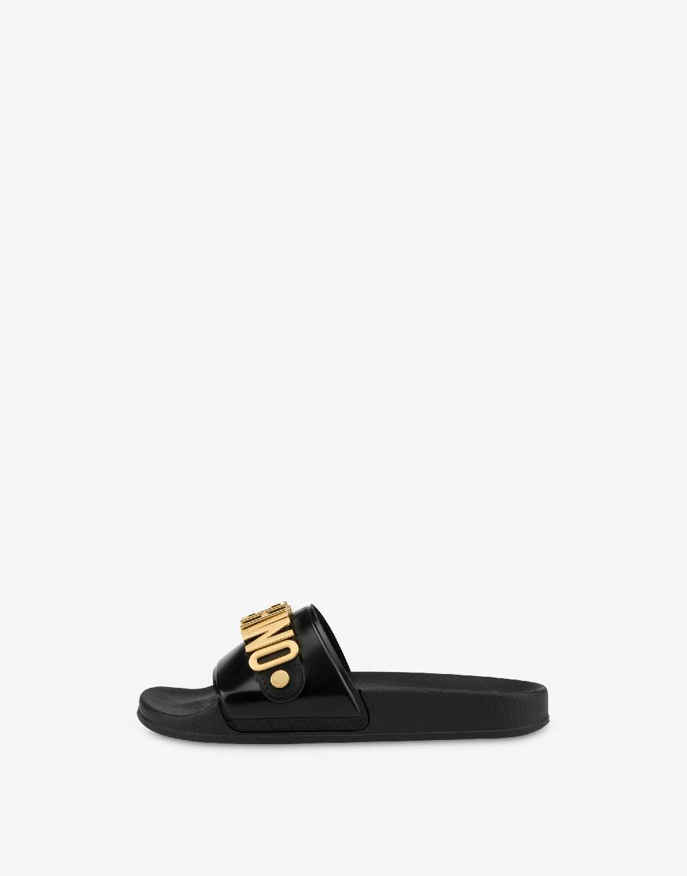 Love Moschino Pool slides Lettering Logo Super sconto