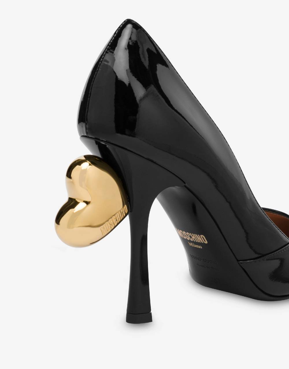 Love Moschino Décolleté in vernice Sweet Heart Outlet