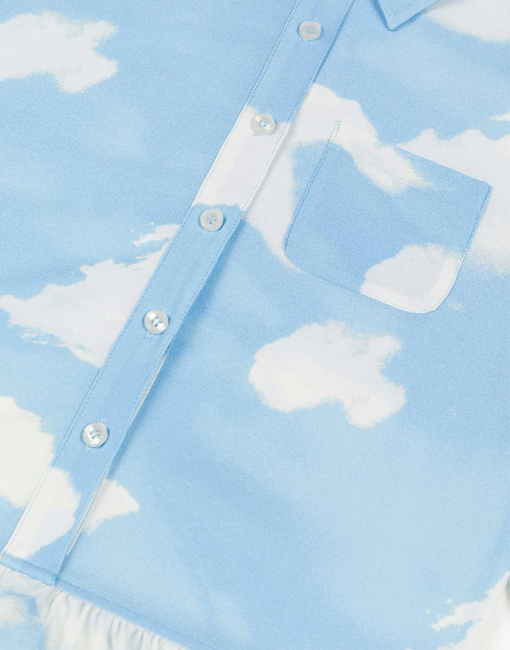 Love Moschino Abito in crêpe Allover Clouds Hotsell